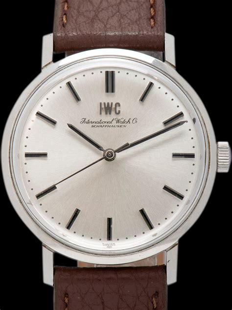 iwc calatrava|IWC Steel Calatrava Cal. 89 .